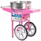 Olde Midway Cotton Candy Machine Cart, SPIN-2000 Electric Candy Floss Maker, Commercial-Grade